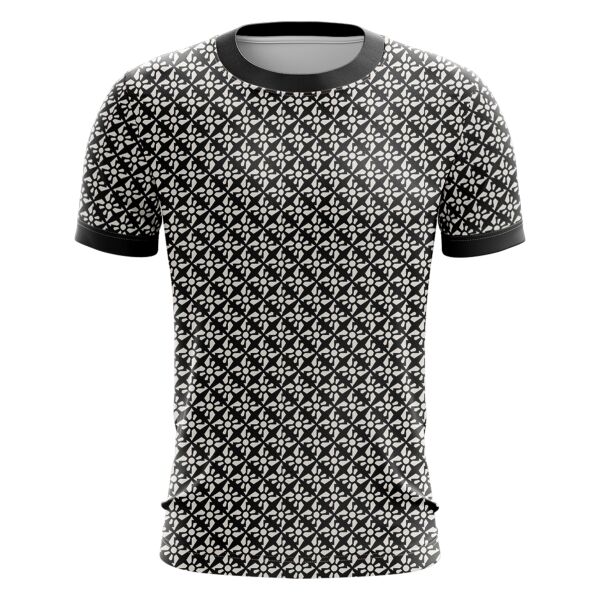 Ribbon Design Full Print Roundneck Shirt Thumbnail
