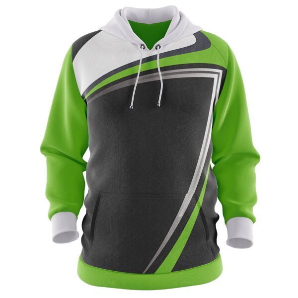 Green Esport Pattern Full Print Hoodie Jacket Thumbnail