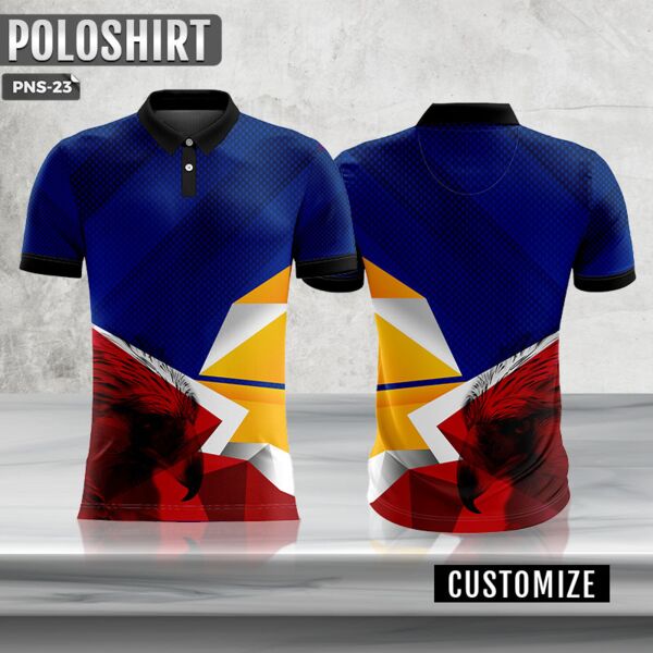 Philippine Design Full Print Polo Shirt Thumbnail