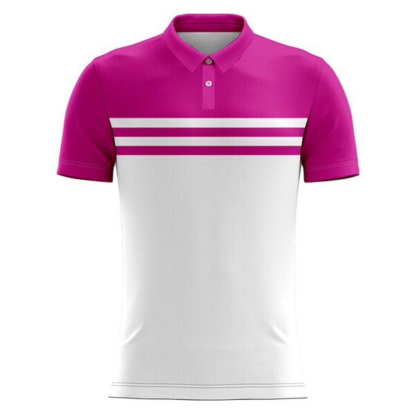 Double Line White Body Sublimation Combination Polo Shirt - SCS5 Thumbnail