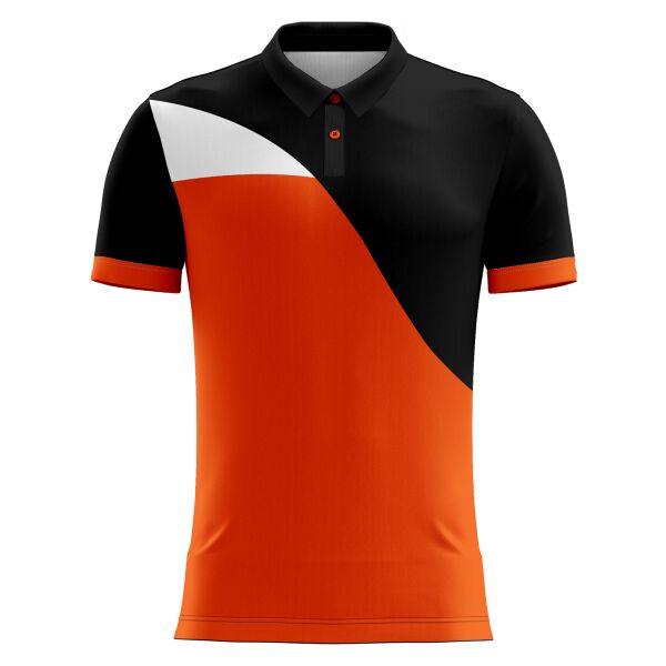 Curve Black Top Sublimation Combination Polo Shirt - SCS7 Thumbnail