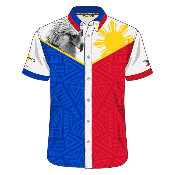 Philippine Design Full Print Button Down Polo Thumbnail