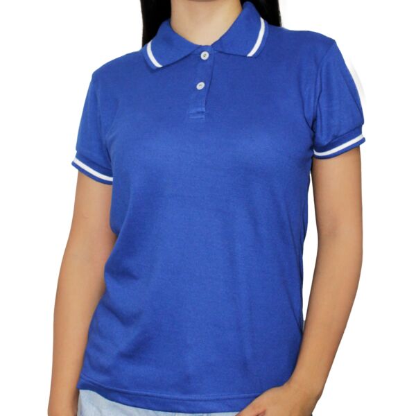 2 Tone Polo Shirt - Colored Body (Ladies) Thumbnail